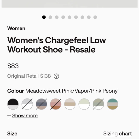 lululemon Women's Pink chargefeel low shoes- size 8 - Picture 15 of 15